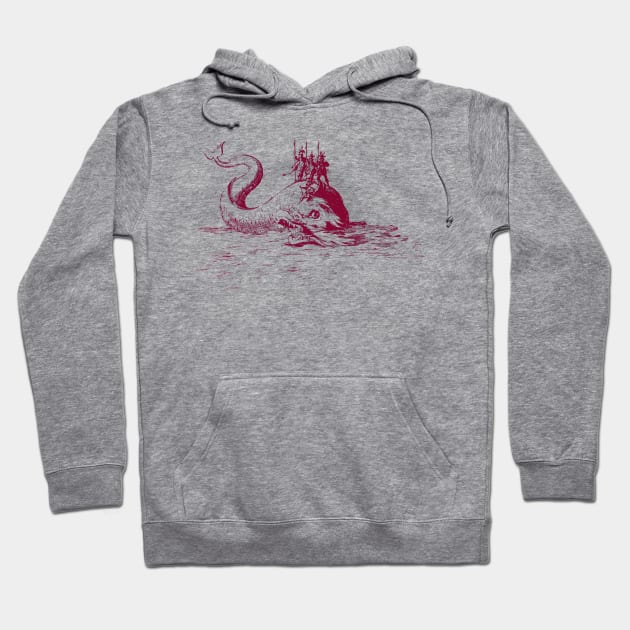 Soldier Whale - Death of a Sea Serpent Hoodie by wemerge